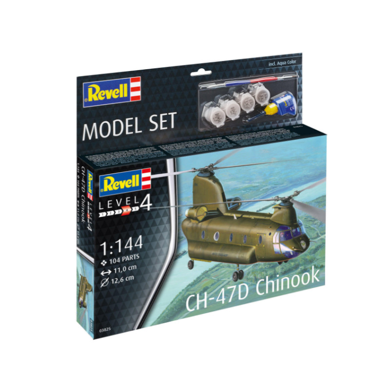 MH-47 Chinook kit complet - échelle 1/144 - REVELL 63825