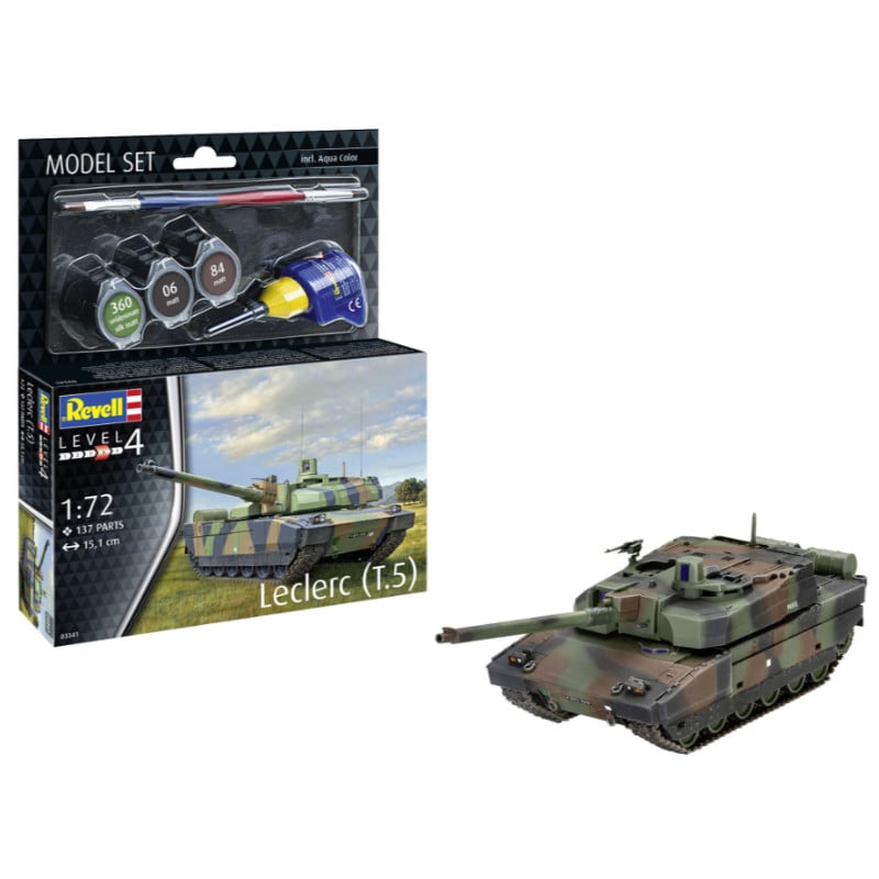 Char Leclerc T5 Kit Complet - échelle 1/72 - REVELL 63341