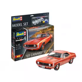 Camaro SS 396 1969 kit complet - échelle 1/24 - REVELL 67712