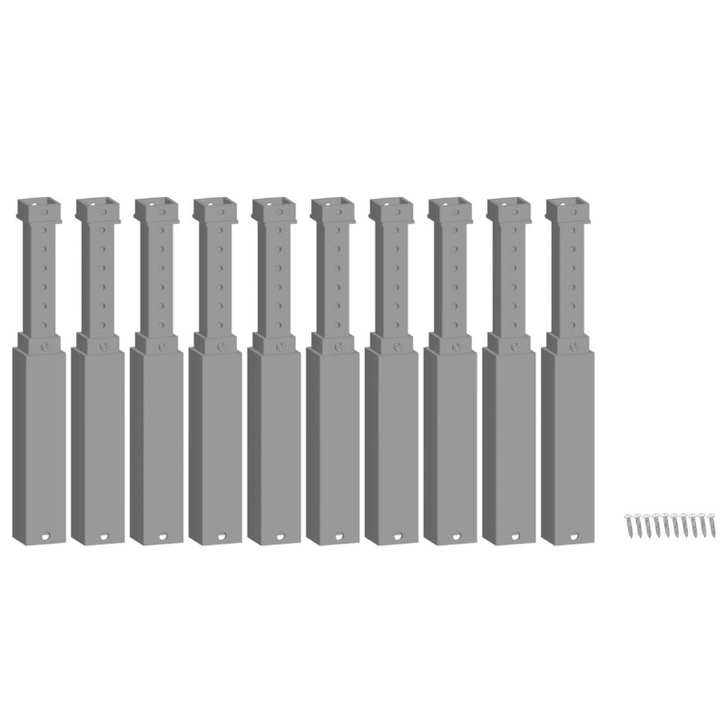 10x piliers réglables en hauteur "Easy-Track" HO-N - NOCH 53943