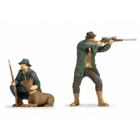 2x chasseurs - 1/22,5 - NOCH 17332