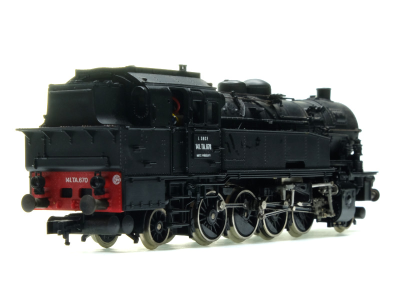 ROCO . Locomotive vapeur 141 TA 670 . SNCF REF 04122 B . HO . EUR 178,90 - FR