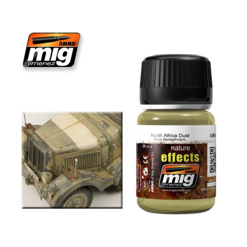 Peinture à effet, poussière nord africaine – 35 ml - AMMO MIG 1404