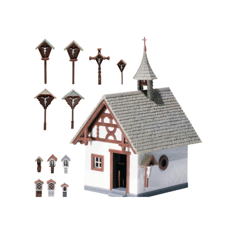 Petite chapelle et fournil - HO 1/87 - Faller 130571