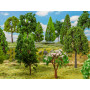 30 arbres à feuilles assortis - HO 1/87 - FALLER 181525
