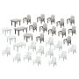 24 chaises de jardin et 6 tables - N 1/160 - Faller 272441