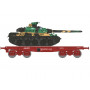 Porte char RImmp SNCF ép. V + char AMX 30B ULM - HO 1/87 - REE WBA-036