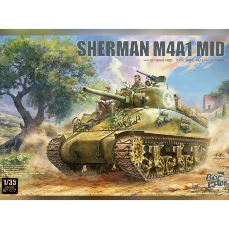 Sherman M4A1 Mid - échelle 1/35 - BORDER MODEL BT-047