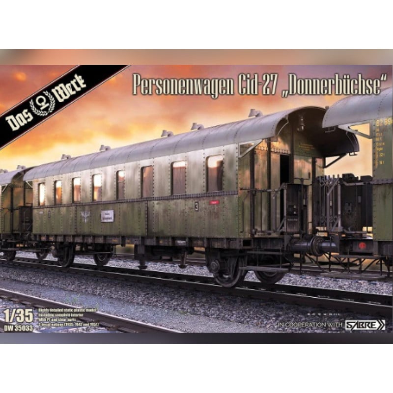 Voiture voyageurs Cid-27 « Donnerbüchse » - échelle 1/35 - DAS WERK 35033