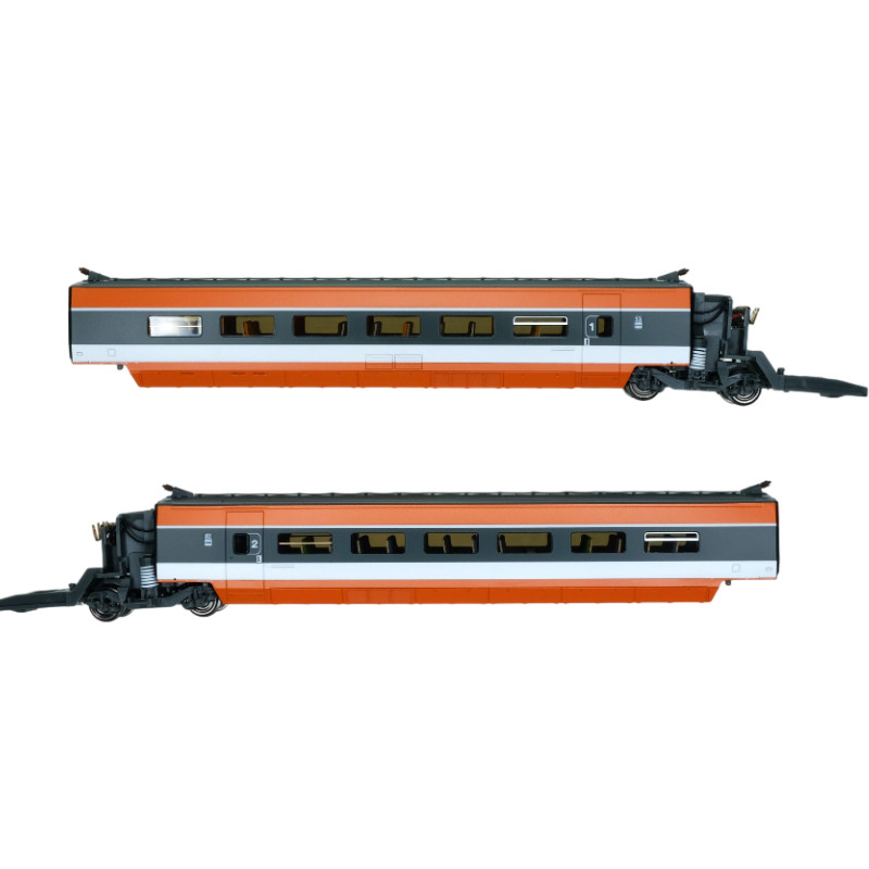 TGV PSE Rame Origine Remorques R3 + R7 - HO 1/87 - REE TGV003