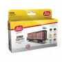 Set 6x 15 ml peinture wagons de marchandises allemands Rail Center - AMMO R-1011