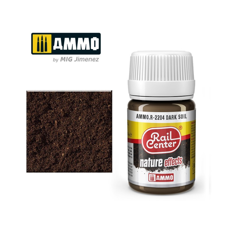 Nature Effect terre foncée Rail Center 35 ml - AMMO R-2204
