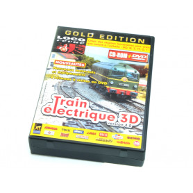 Coffret CD-ROM + DVD Train électrique 3D version 4 GOLD Edition - Loco Revue