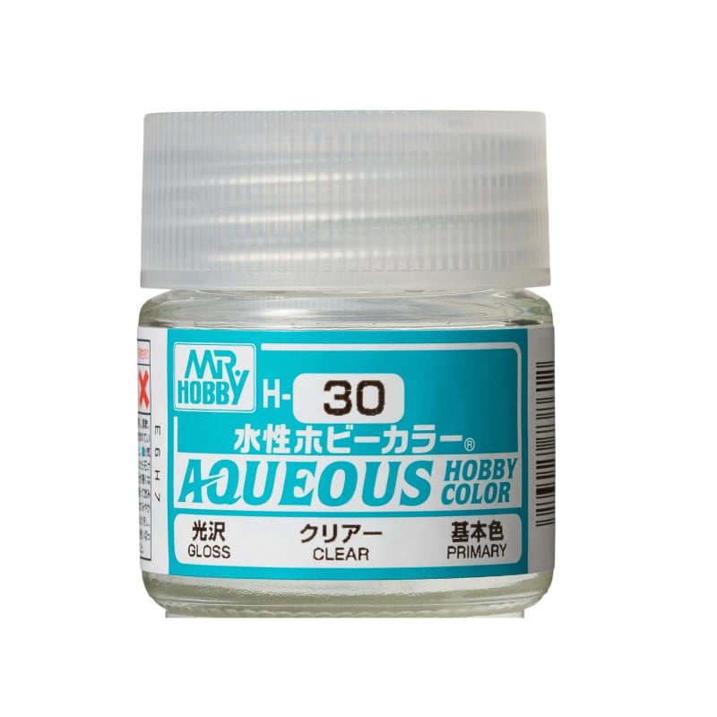 H-030 vernis brillant Mr Hobby Gunze Aqueous - pot acrylique 10 ml
