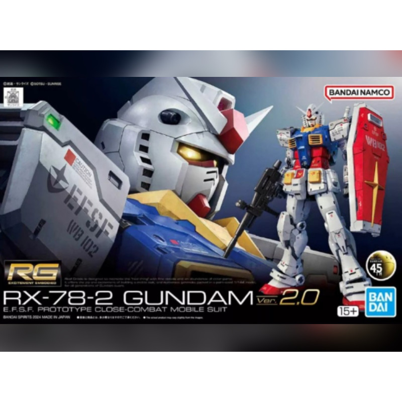 Gundam Gunpla RG 1/144 40 RX-78-2 Gundam Ver.2.0 - BANDAI