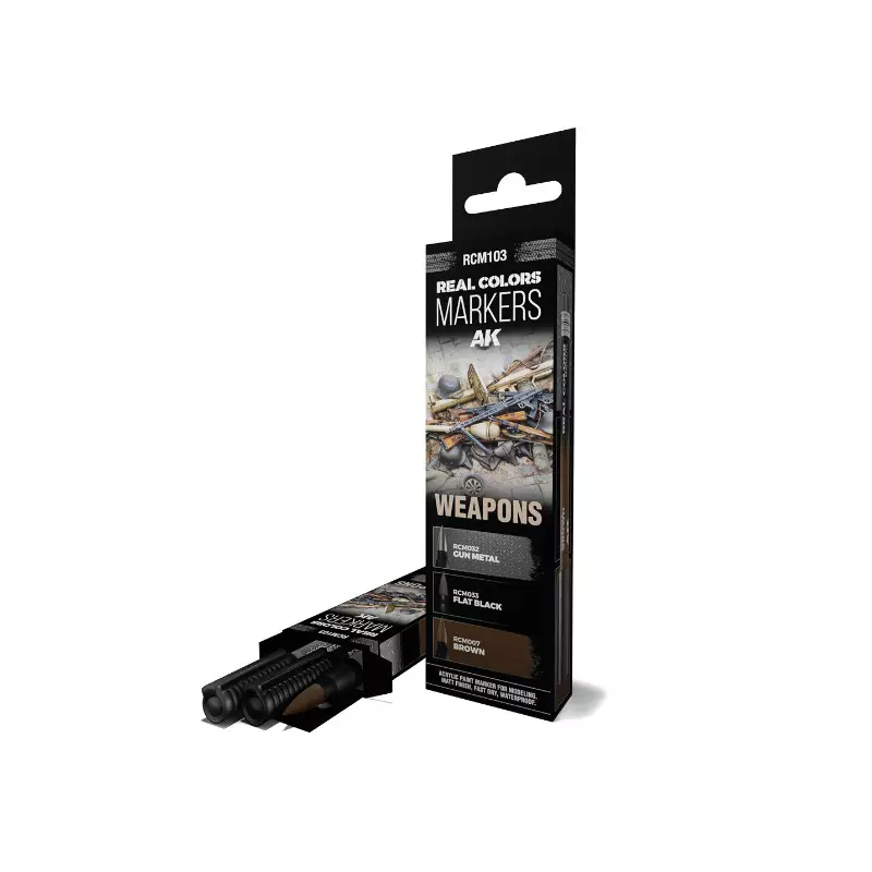 Markers Real Colors - armes - AK INTERACTIVE RCM103