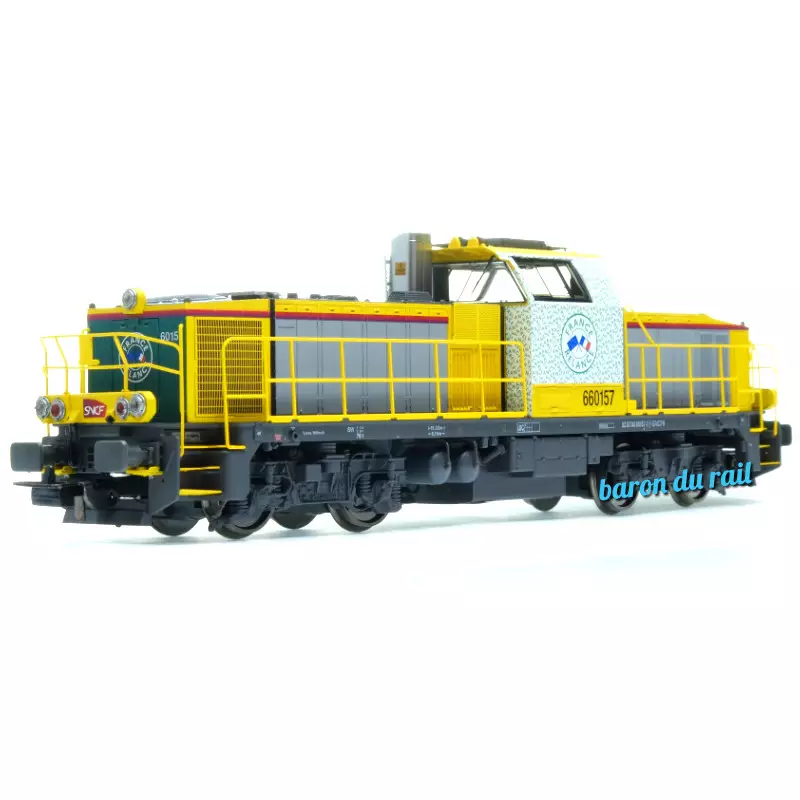 Diesel BB 660157 France Relance digitale son ép. VI SNCF - HO 1/87 - PIKO 96492
