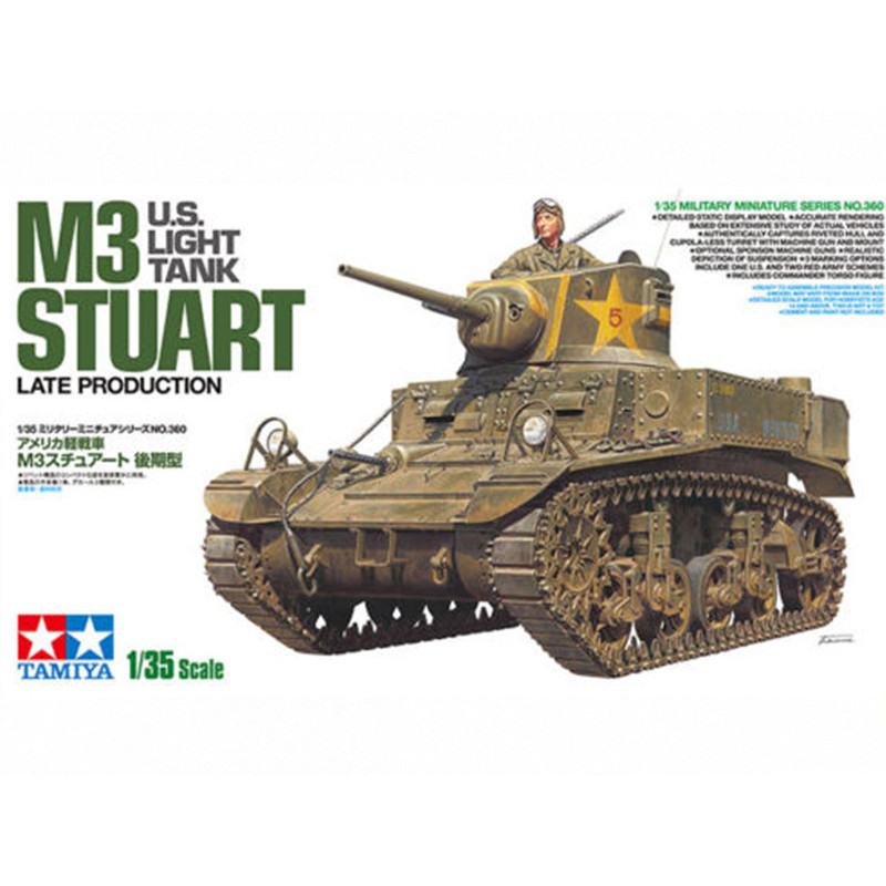 M3 Stuart fin de production WWII - 1/35 - Tamiya 35360