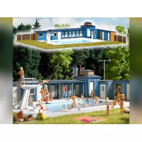 Piscine municipale extérieure - HO 1/87 - BUSCH 1433
