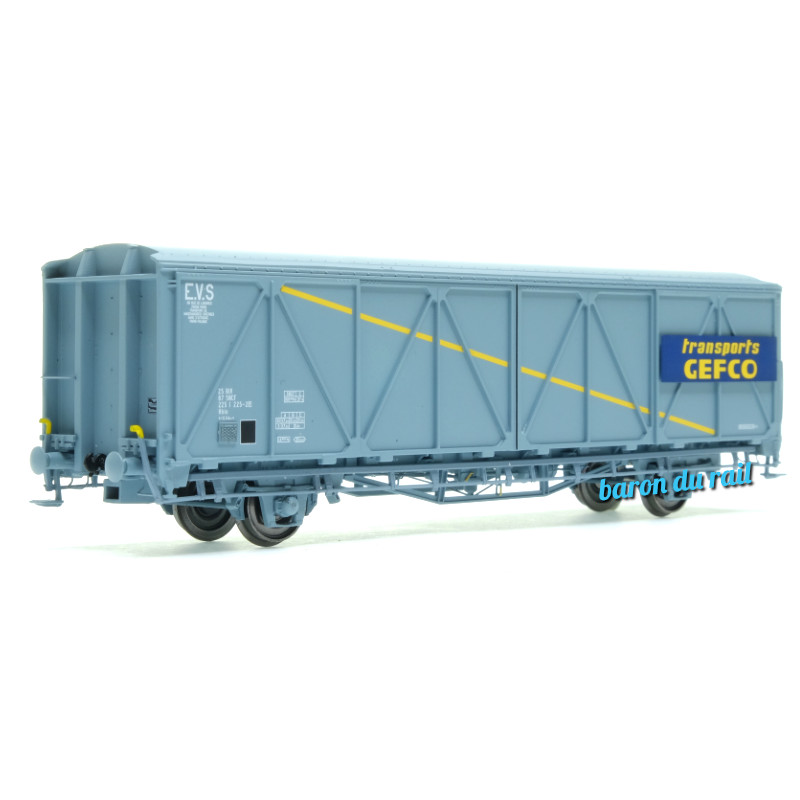 Wagon Hbis E.V.S GEFCO ép. IV-V SNCF - HO 1/87 - LS Models 30686