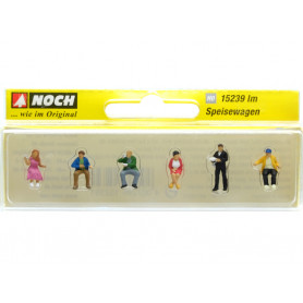 Personnages assis - HO 1/87 - NOCH 15239