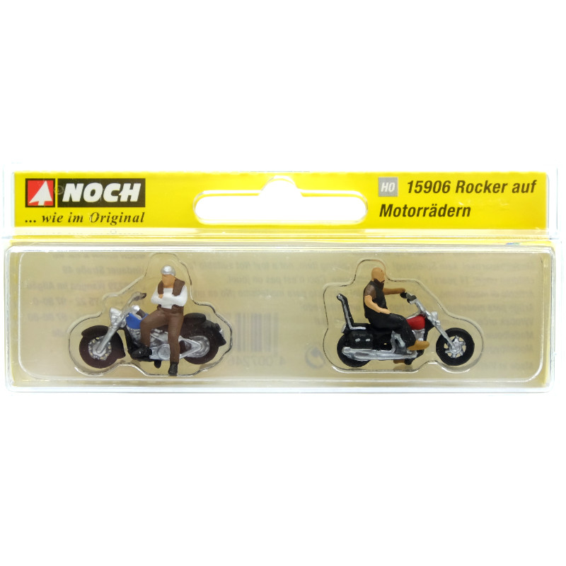 2x motards - HO 1/87 - NOCH 15906