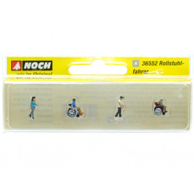 Personnages en fauteuil roulant - N 1/160 - NOCH 36552