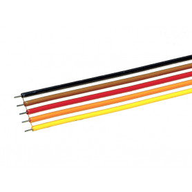 Câble plat 5 pôles - 10 mètres -  0,7 mm² - ROCO 10625