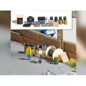 Containers avec chargements - HO 1/87 - BUSCH 1632