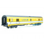 Voiture postale UIC jaune-blanc ép. V - HO 1/87 - LS Models 40429