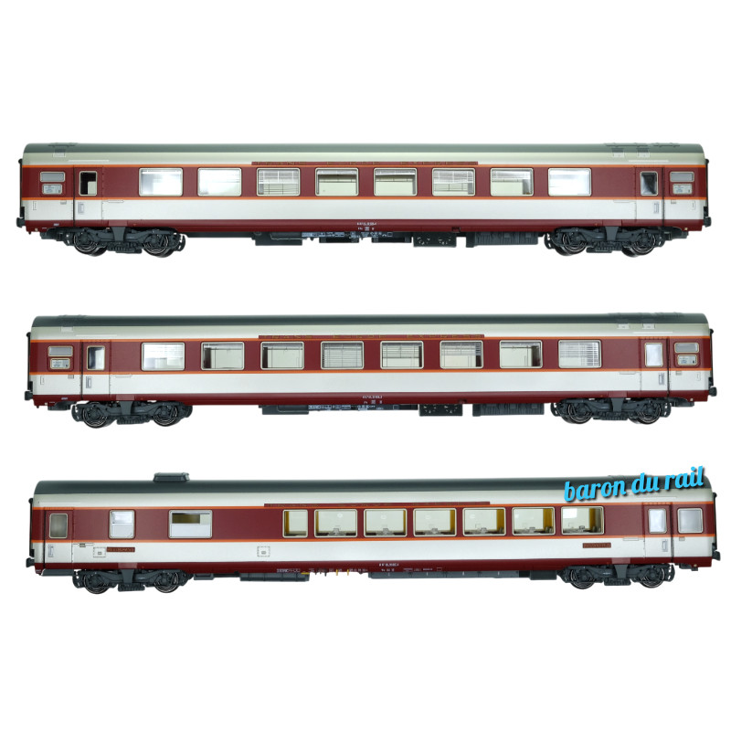 Set 3x voitures Grand Confort Capitole ép. IV - DC - LS Models 40083DC
