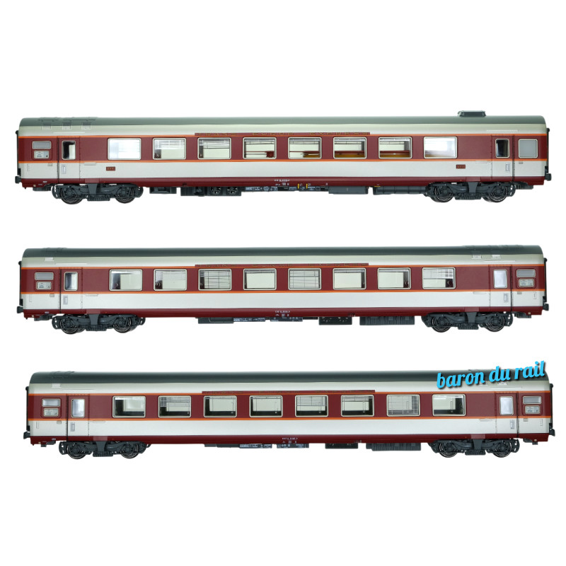 Set 3x voitures Grand Confort Capitole ép. IV - DC - LS Models 40082DC
