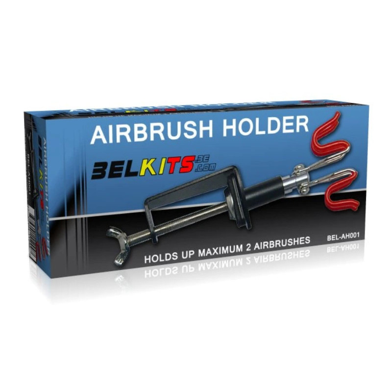 Support Pour Aérographe - Peut Tenir 2 Pistolets + Régulateur D'air - Fixation Au Compresseur - Pour Artistes - 11