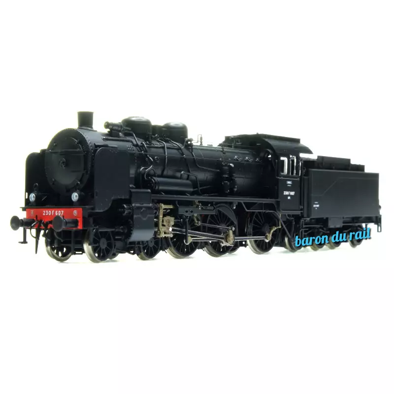 Locomotive à vapeur 230 F 607, SNCF ép. III - analogique - HO 1/87 - ROCO 71385
