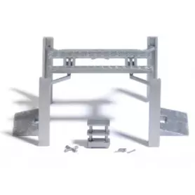 Pont élévateur et chariot d'atelier pour garage - HO 1/87 - BUSCH 7791