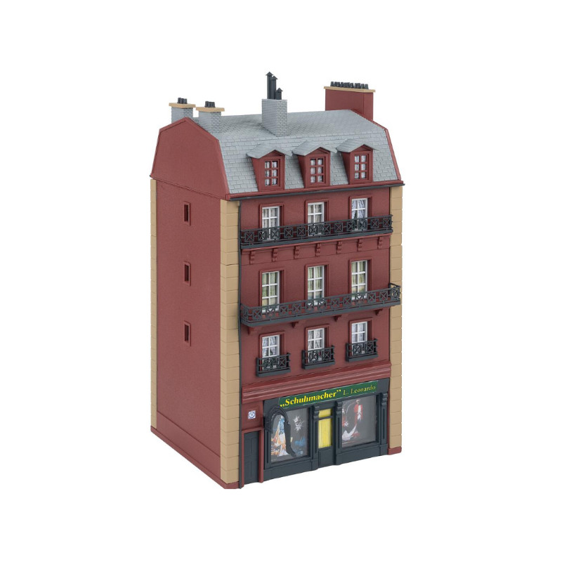 Faller 130138 Maison De Ville Avec Studio De Tatouage - Maquette HO 1:87 à Monter