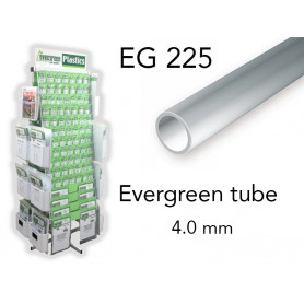 Evergreen EG225 - (x4) tube styrène ø 4.0 mm