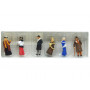 Passants en vêtements dhiver vers 1900 - HO 1/87 - PREISER 12197