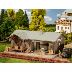 Halte avec halle à marchandises - HO 1/87 - FALLER 131394