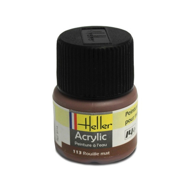Rouille mat Heller 113 acrylique - 12ml - HELLER 9113