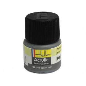 Gris océan mat Heller 106 acrylique - 12ml - HELLER 9106