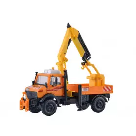 Camion Unimog avec grue de chargement - HO 1/87 - Kibri 15005