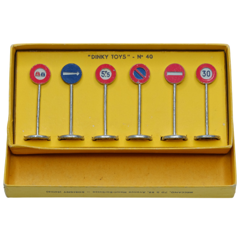 Panneaux routiers n°40  - DINKY TOYS