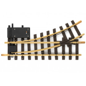 Aiguillage motorisé droit à gauche R1 30° - échelle G 1/22,5 - LGB 12150