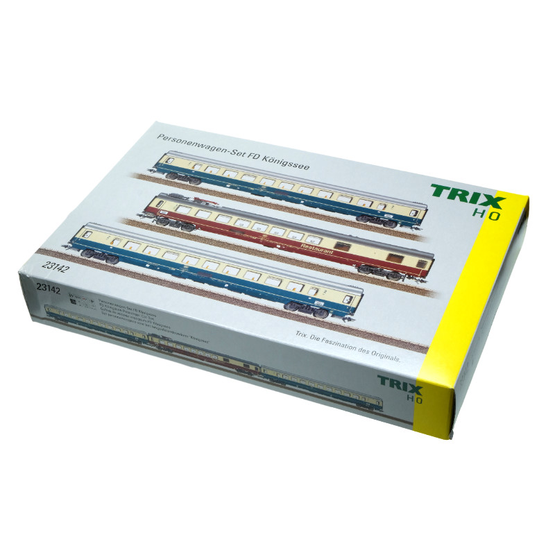 Coffret Trix 2 Voitures Voyageurs TGV Thalys, Complément, 23468, Neuf
