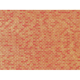 Faller 222568 - Plaque décor - mur de brique - échelle N 1/160