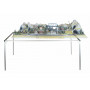 Cadre support en aluminium pour réseau de train 220 x 140 cm - HO - N - Z - NOCH 62220