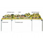 Cadre support en aluminium pour réseau de train 220 x 140 cm - HO - N - Z - NOCH 62220