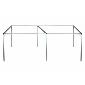 Cadre support en aluminium pour réseau de train 220 x 140 cm - HO - N - Z - NOCH 62220