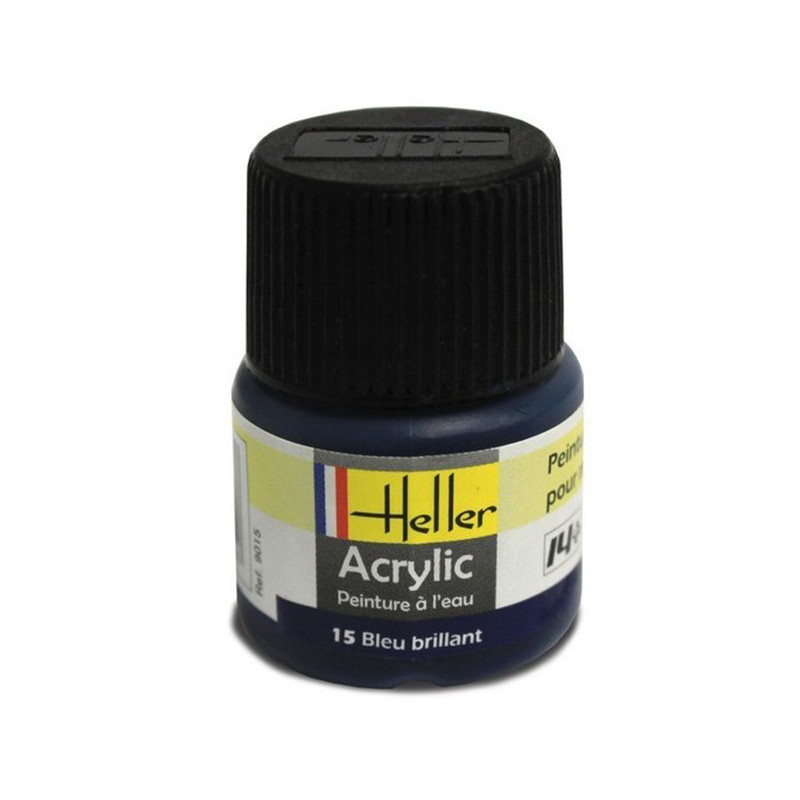 Bleu brillant Heller 15 acrylique - 12ml - HELLER 9015